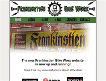 Tablet Screenshot of frankinstienbikeworx.com